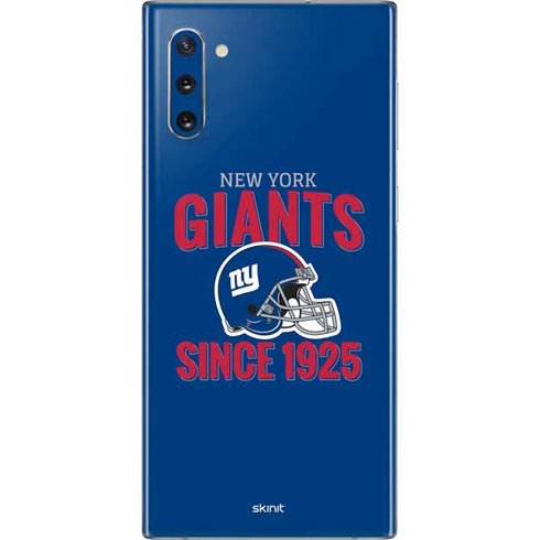 NFL New York Giants Helmet Galaxy Note 10 Skin